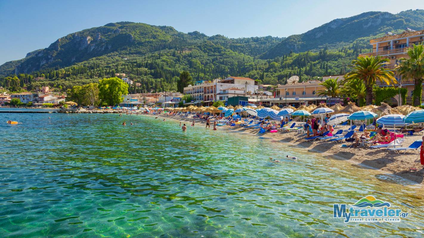 Benitses beach - Corfu island - MyTraveler.gr